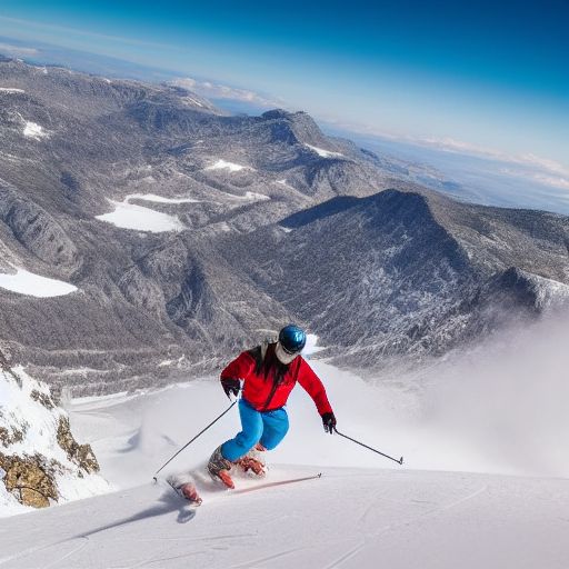 高山滑雪：克服困难的勇气与技巧